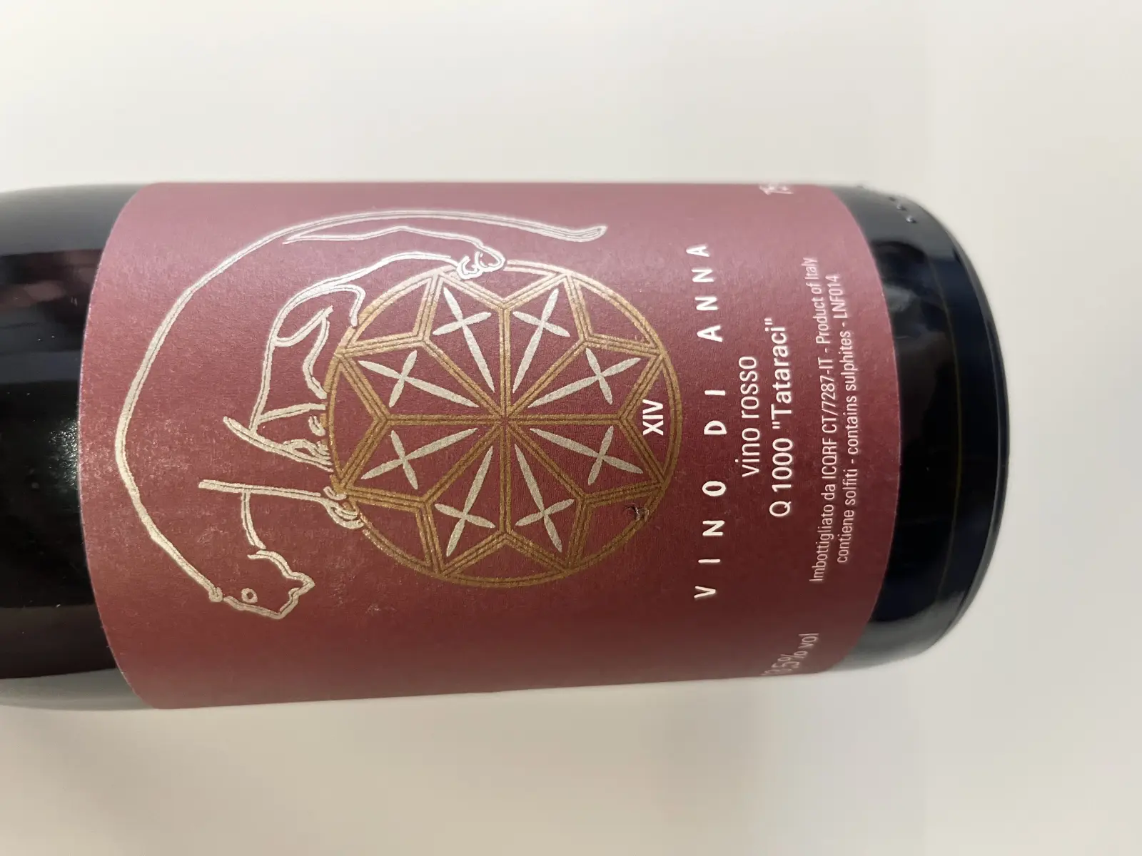 Vino di Anna Q1000 Tataraci Rosso 2014