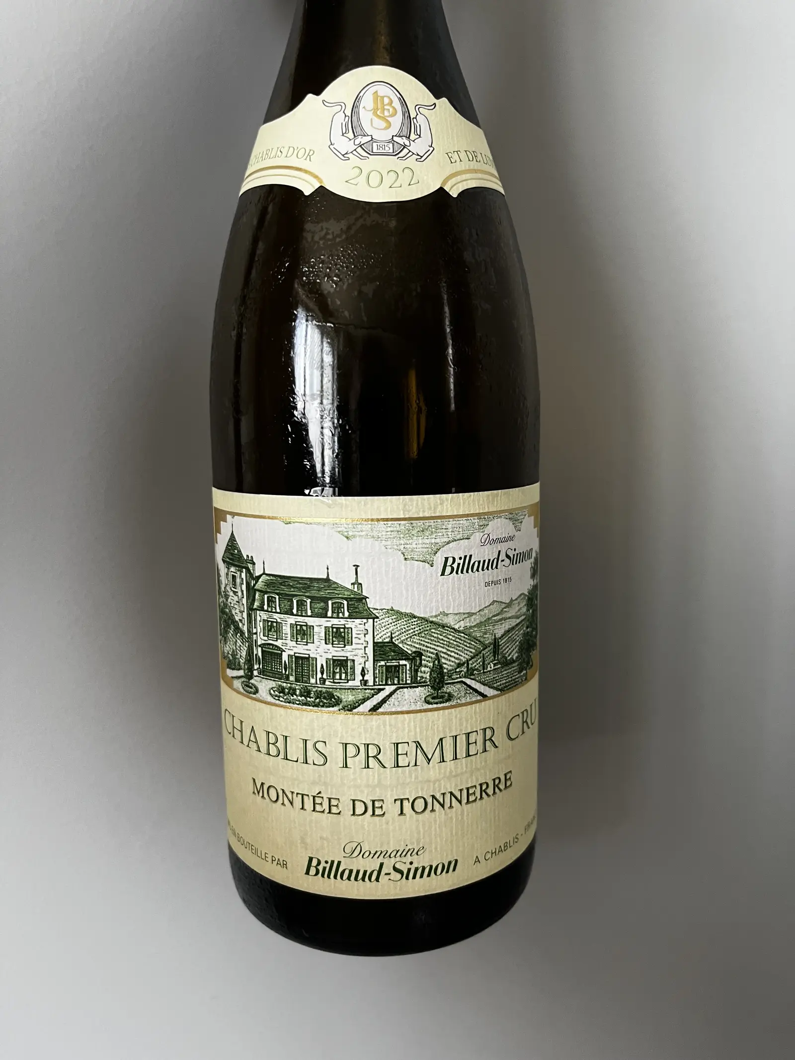 Domaine Billaud-Simon Chablis Premier Cru Montée de Tonnerre 2022