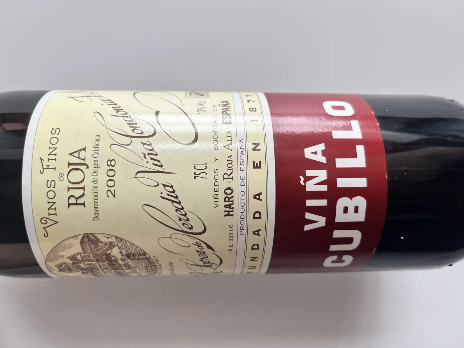 R. López de Heredia Viña Cubillo Crianza 2008