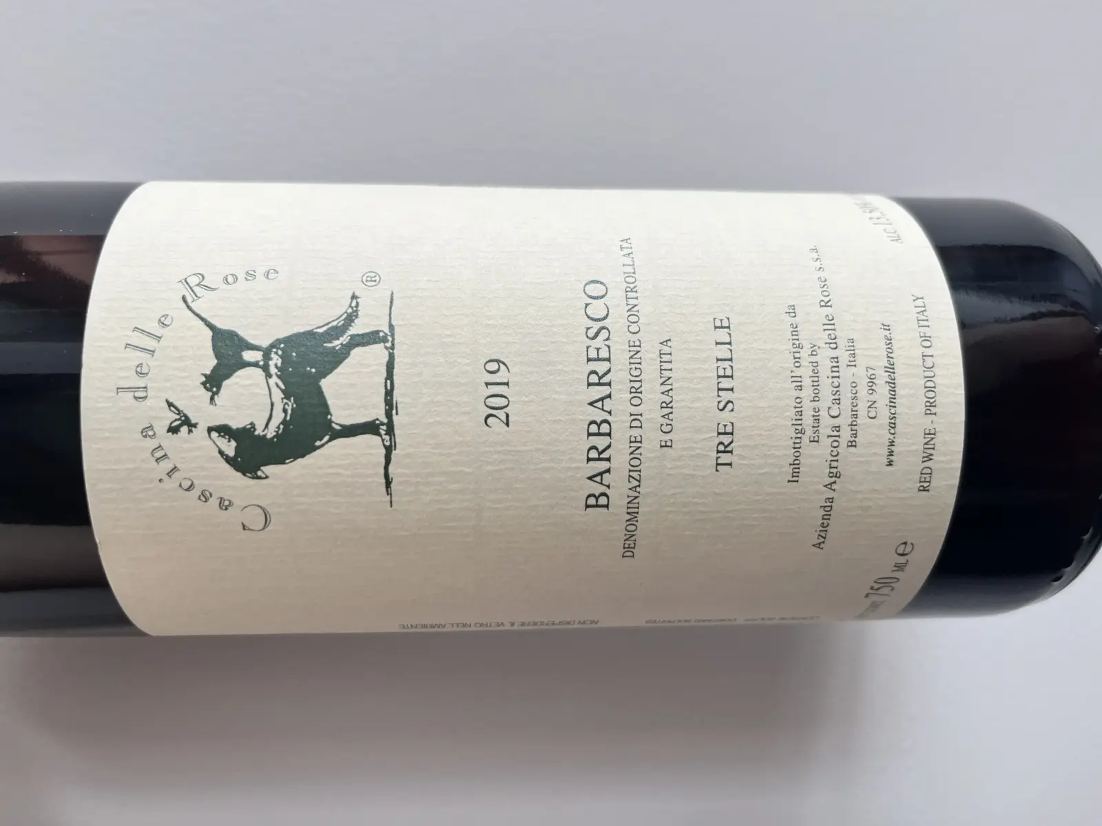 Cascina delle Rose Barbaresco Tre Stelle 2019