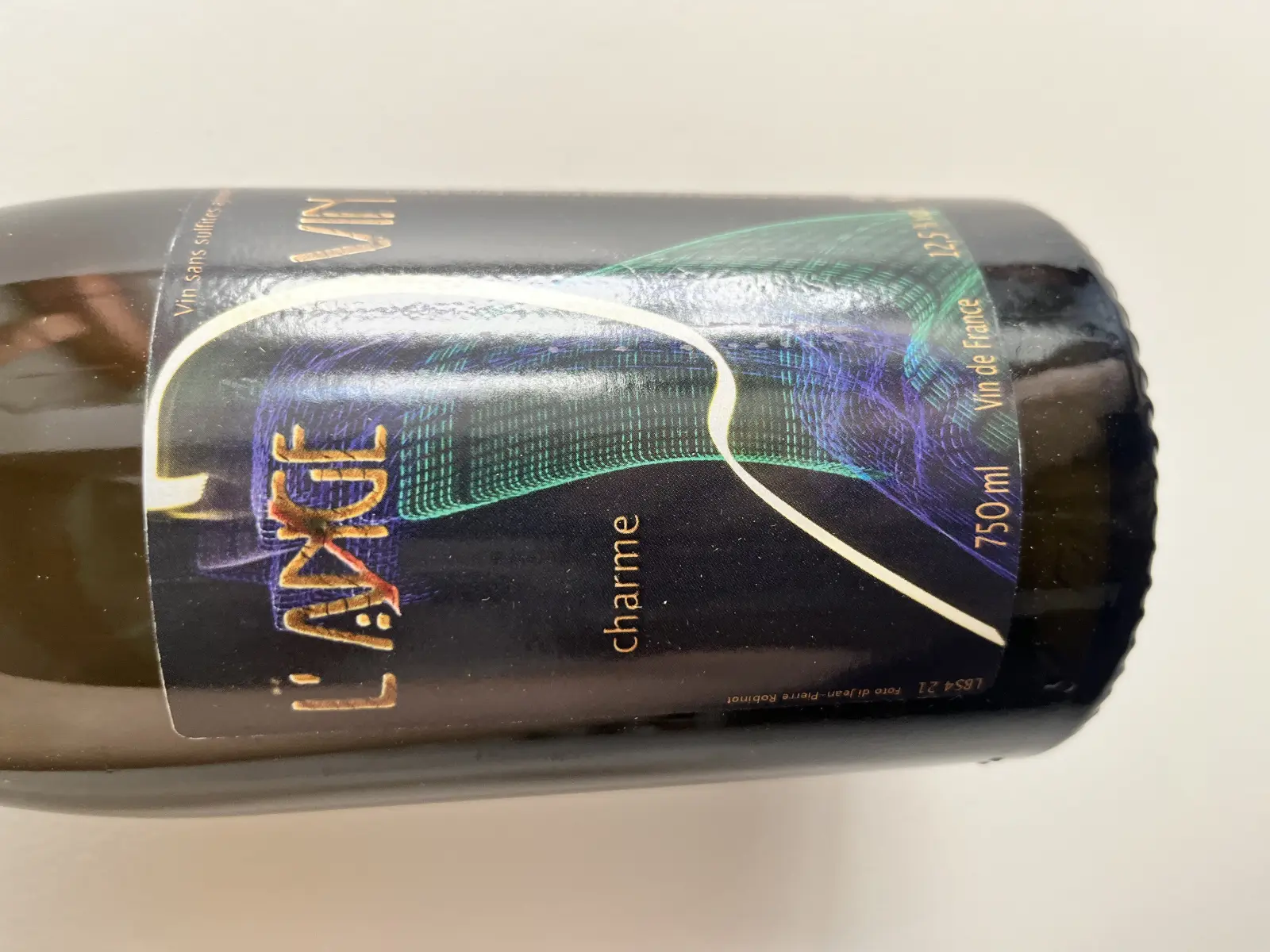 Jean-Pierre Robinot l'ange vin charme 2021