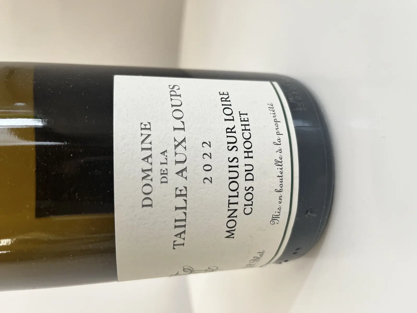 Domaine de la Taille Aux Loups Montlouis sur Loire Clos du Hochet 2022