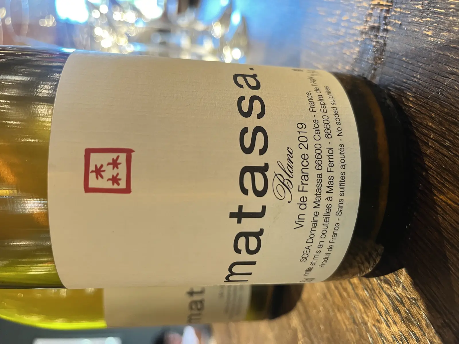Matassa Blanc 2019