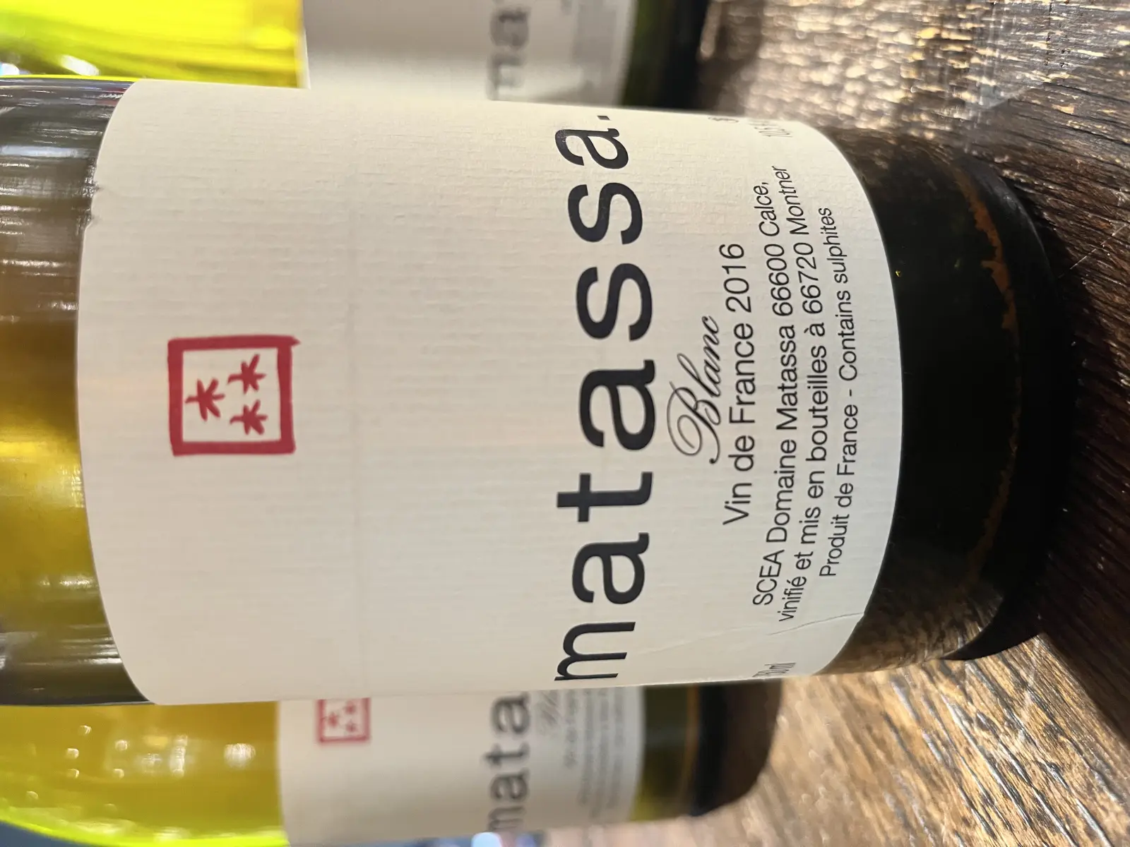 Matassa Blanc 2016