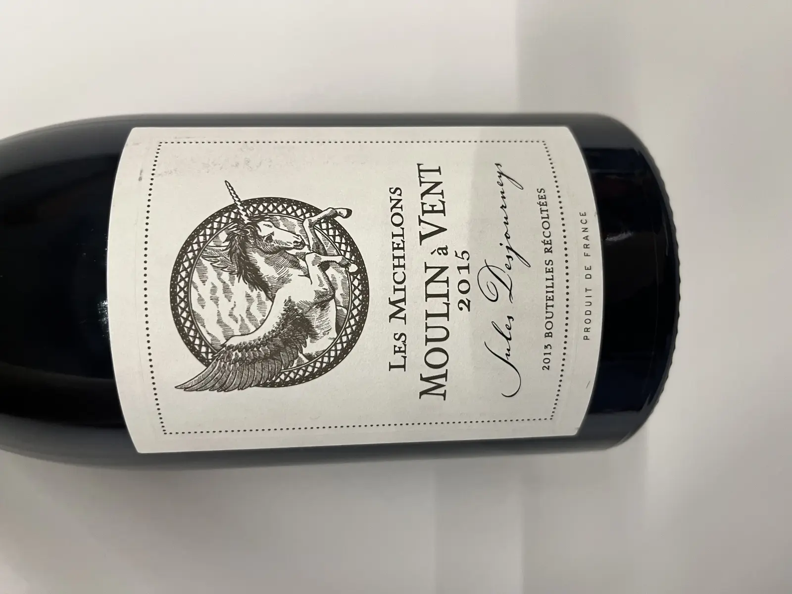 Jules Desjourneys Moulin à Vent Les Michelons 2015