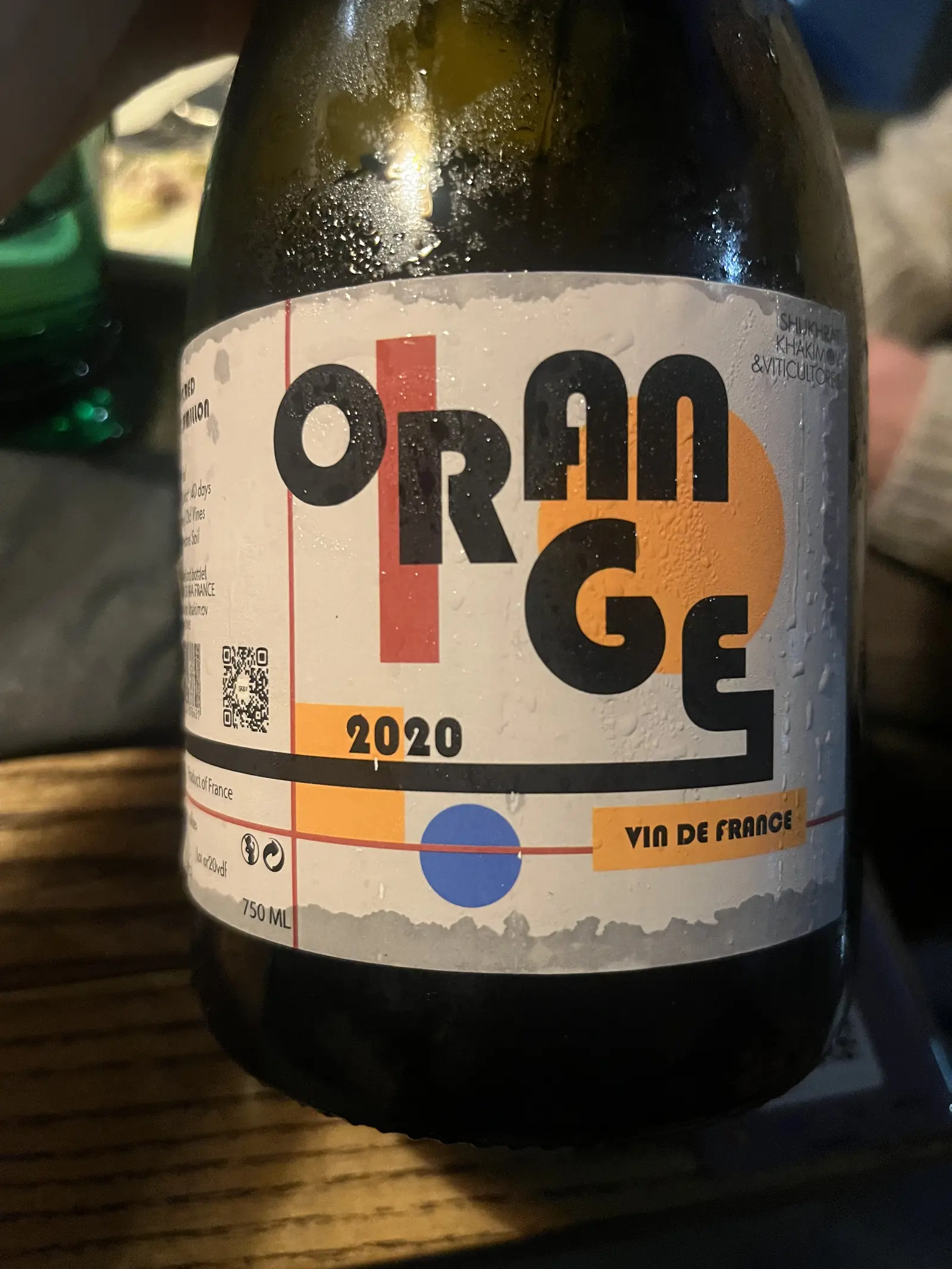 Shukhrat Khakimov & Viticultores Orange 2020