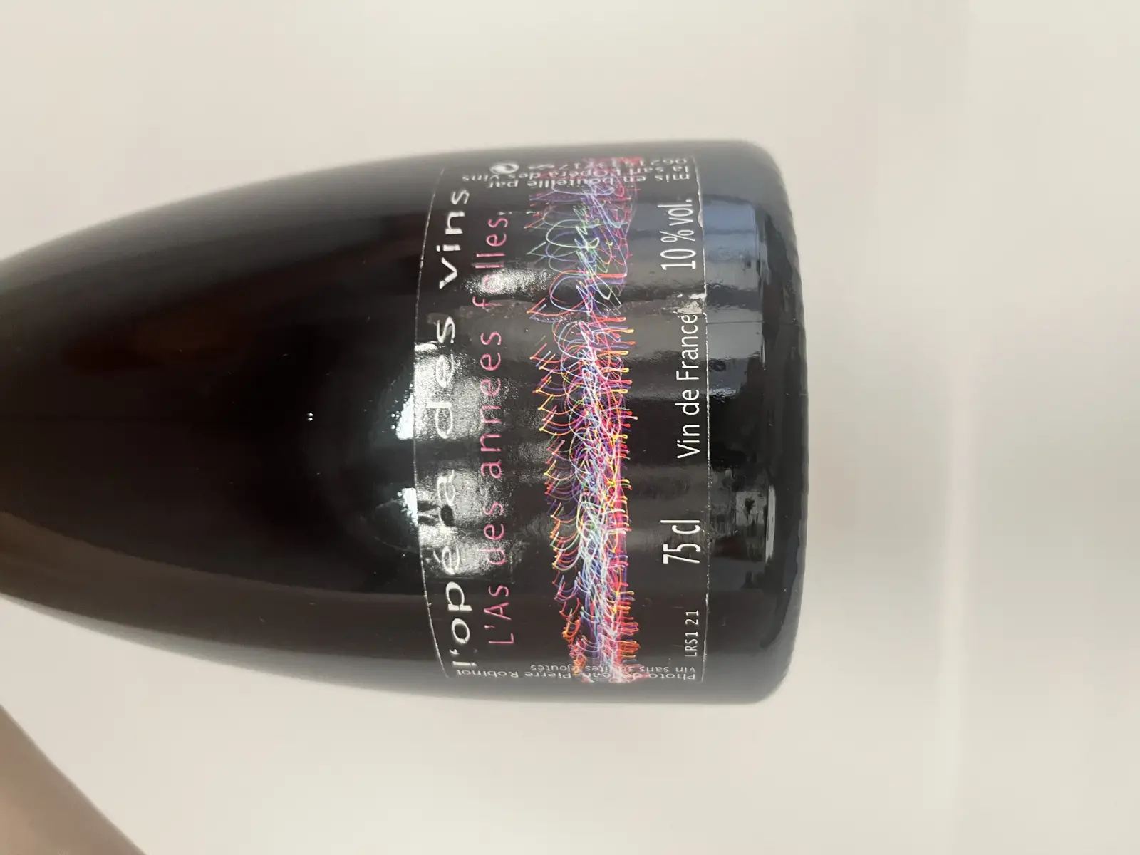 Jean-Pierre Robinot l'opéra des vins les années folles 2021