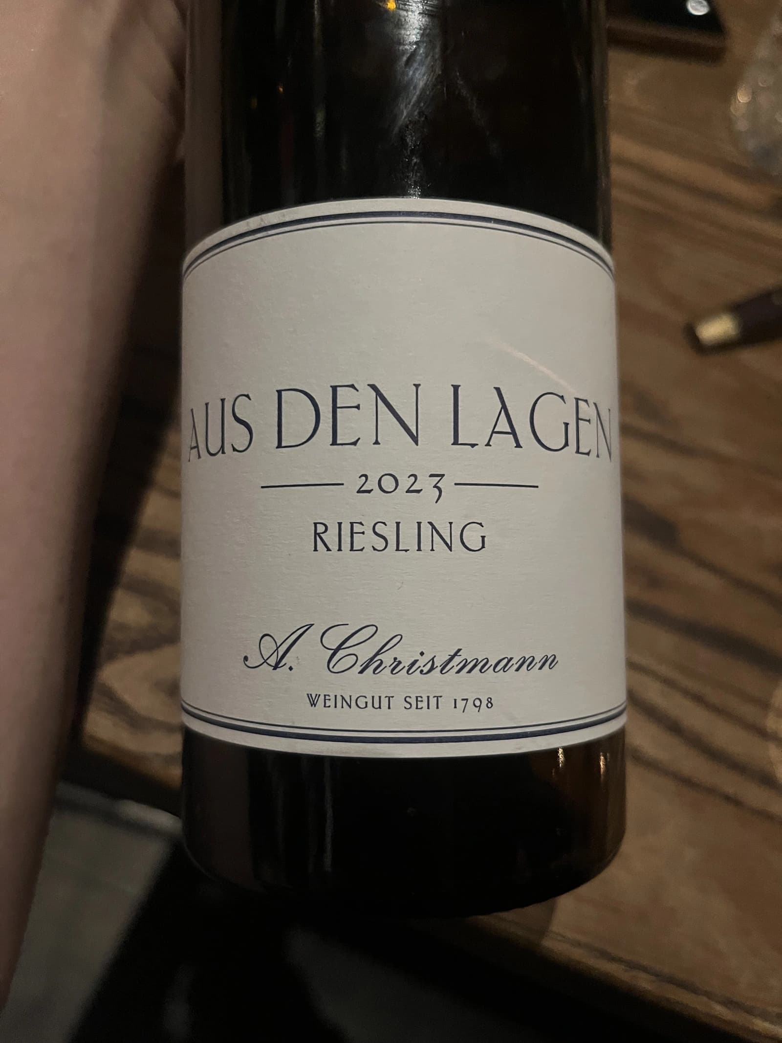 A. Christmann Aus den Lagen Riesling 2023