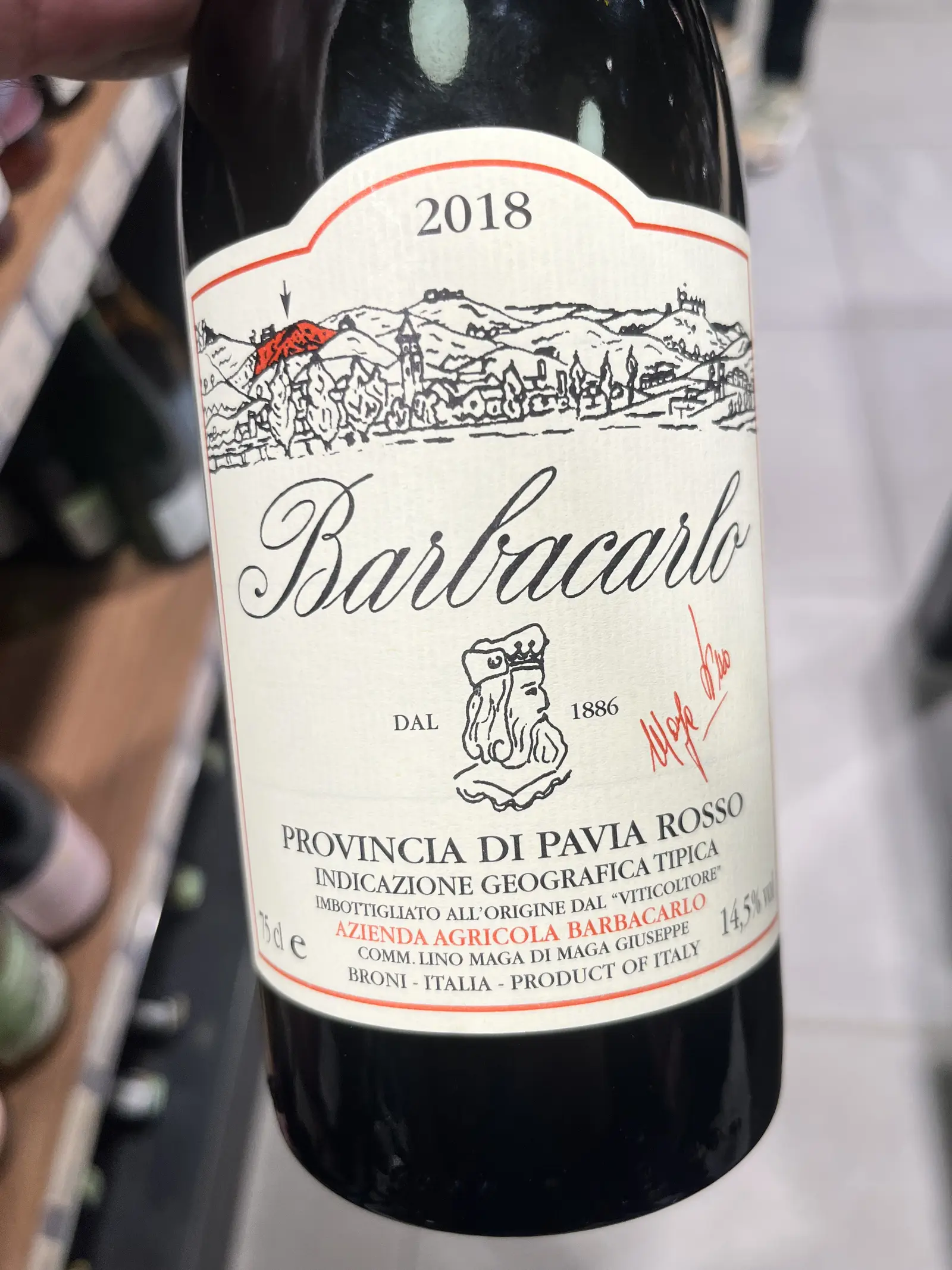 Barbacarlo Rosso 2018