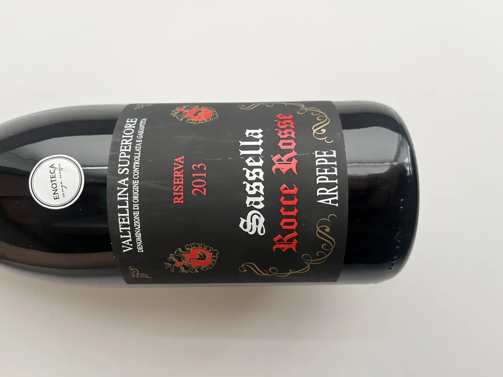Arpepe Sassella Rocce Rosse Valtellina Superiore Riserva 2013