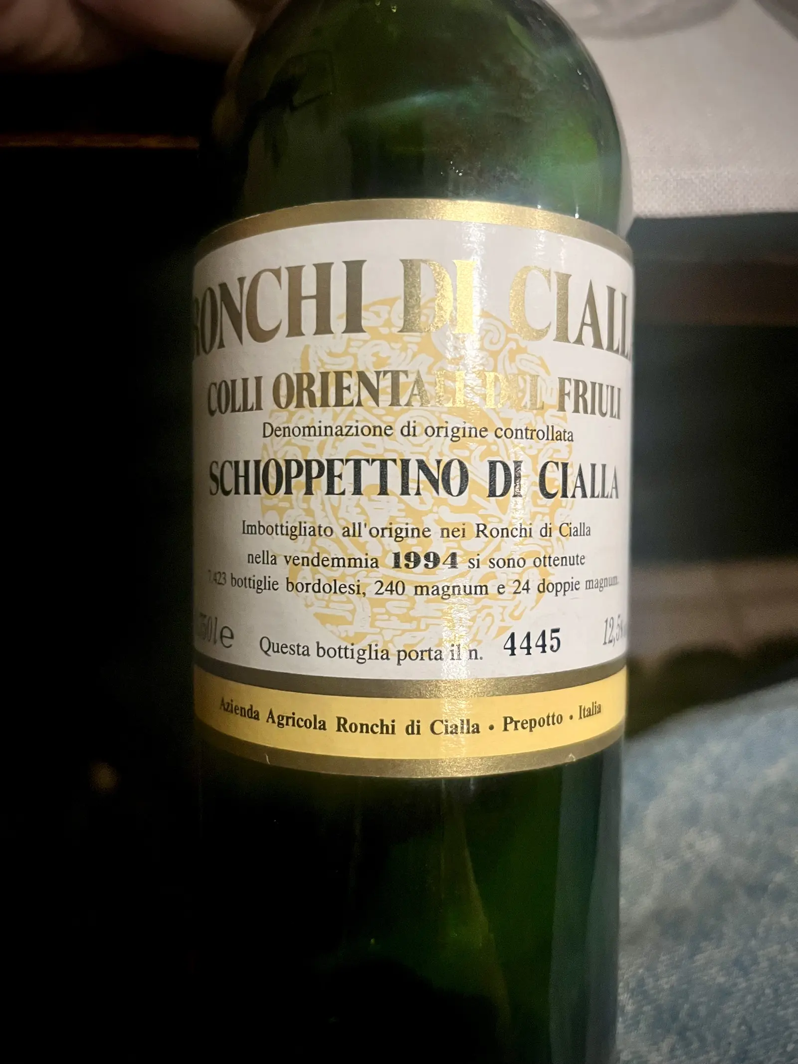 Ronchi di Cialla Schioppettino di Cialla 1994