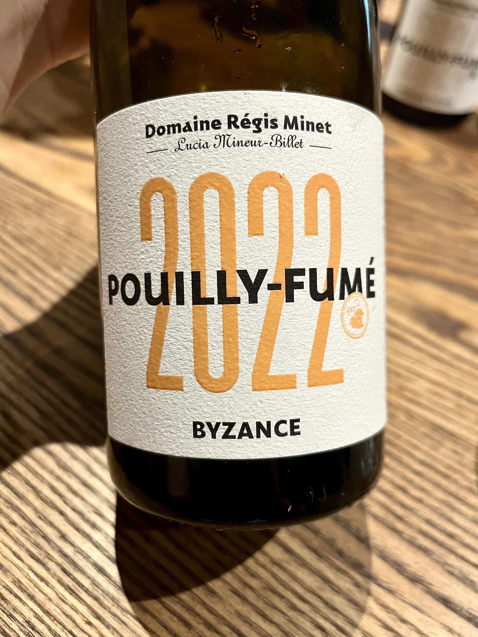 Domaine Régis Minet Byzance Pouilly-Fumé 2022