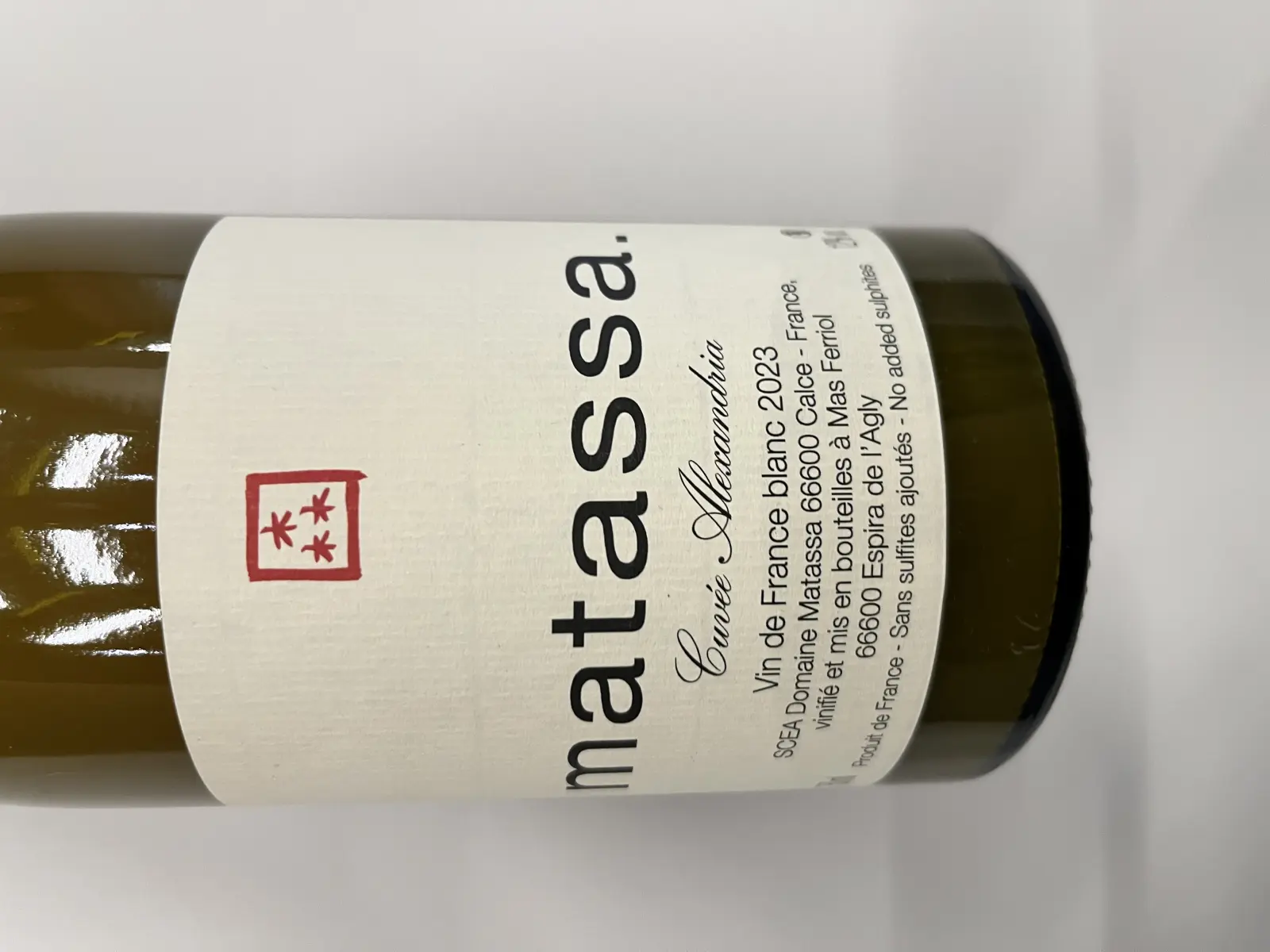 Matassa Cuvée Alexandria 2023