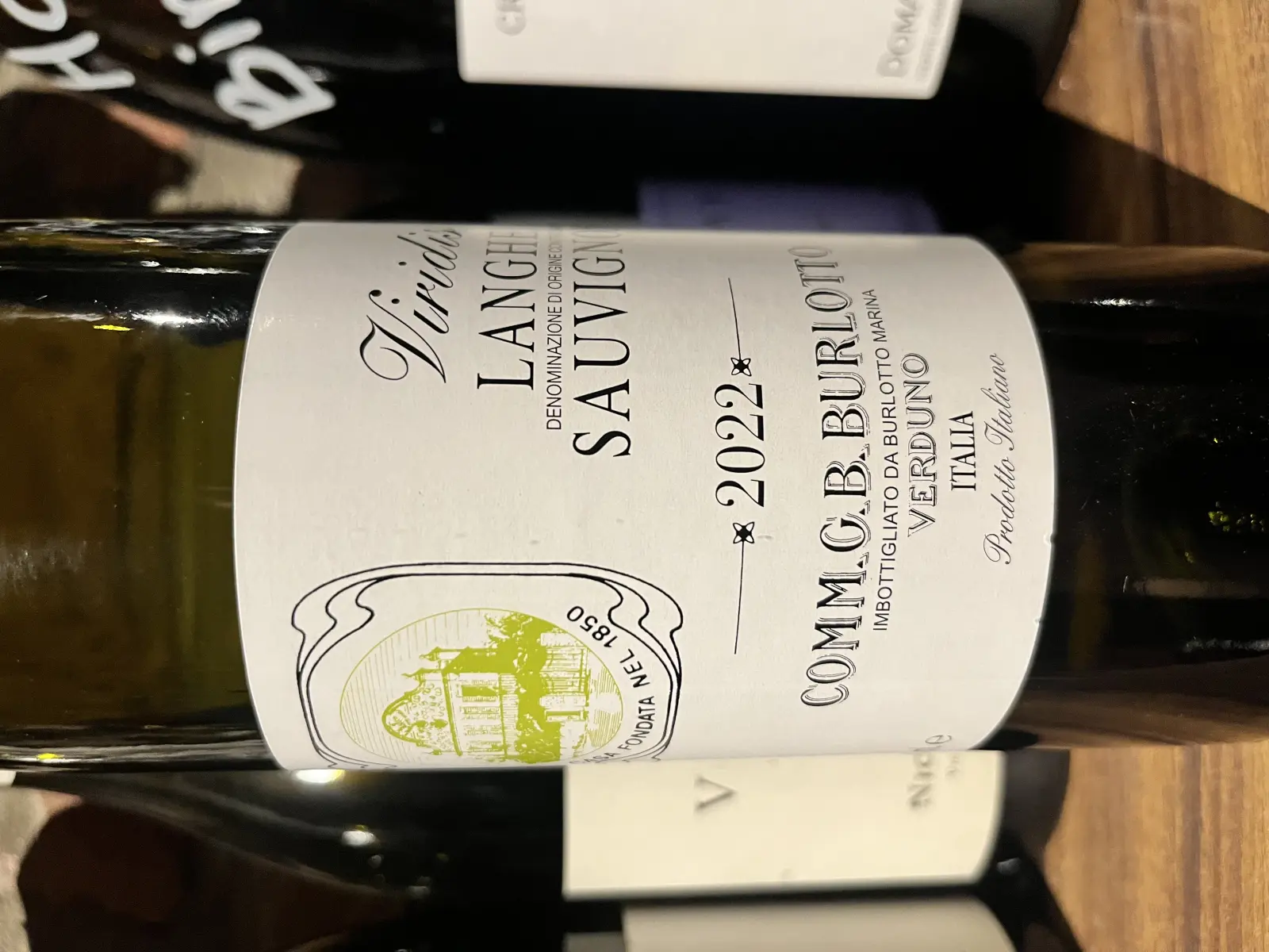 Comm. G.B. Burlotto Viridis Langhe Sauvignon 2022