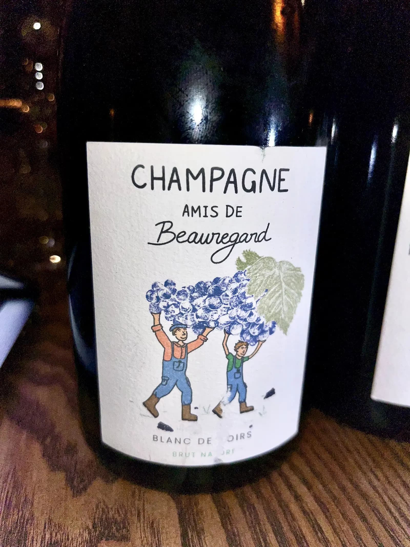 Amis de Beauregard Blanc de Noirs Brut Natur (2022) NV