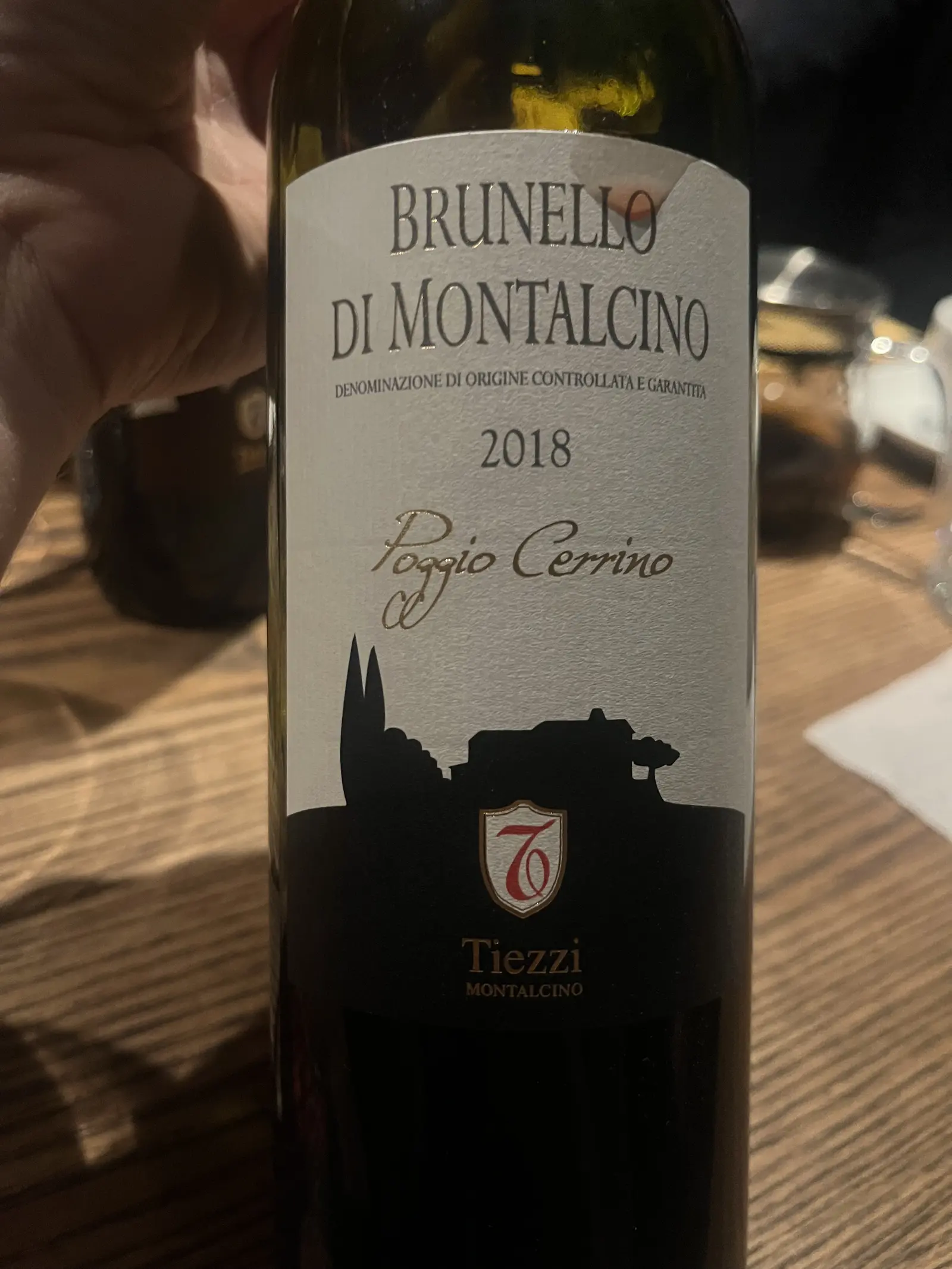 Tiezzi Brunello di Montalcino Poggio Cerrino 2018