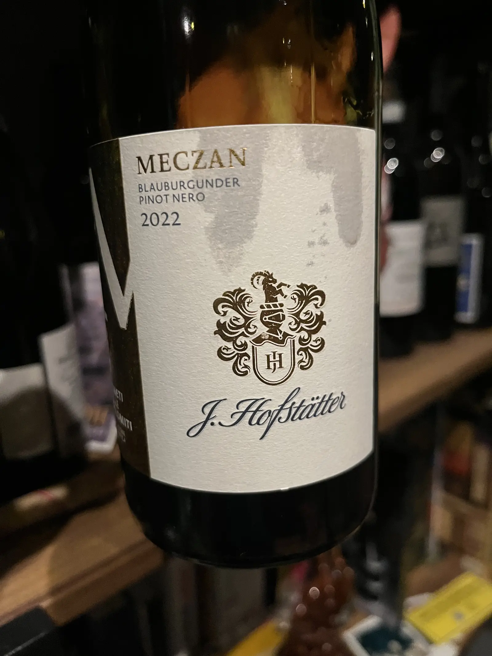 J. Hofstätter Meczan Pinot Nero 2022