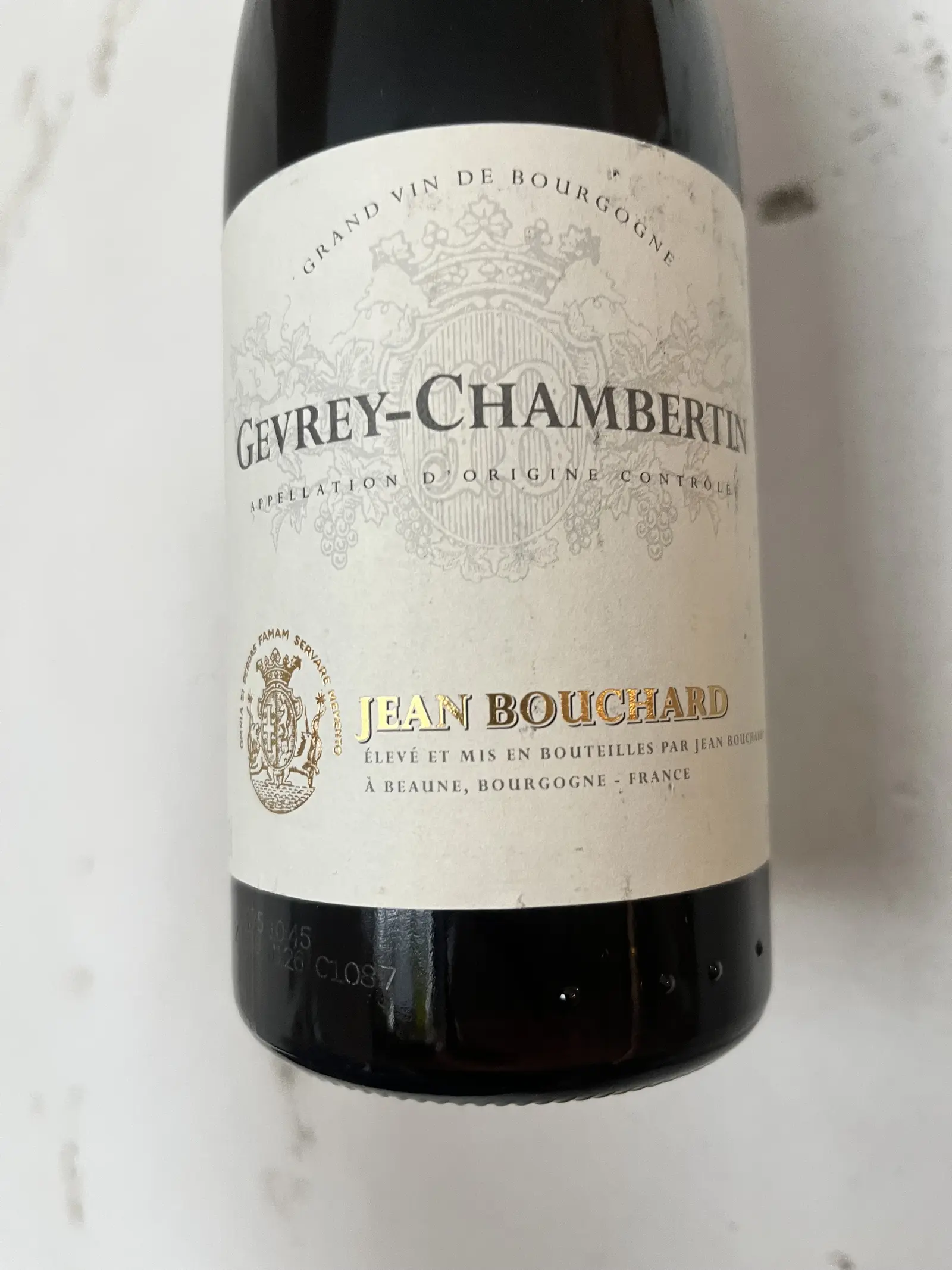 Jean Bouchard Gevrey-Chambertin Demie 2018