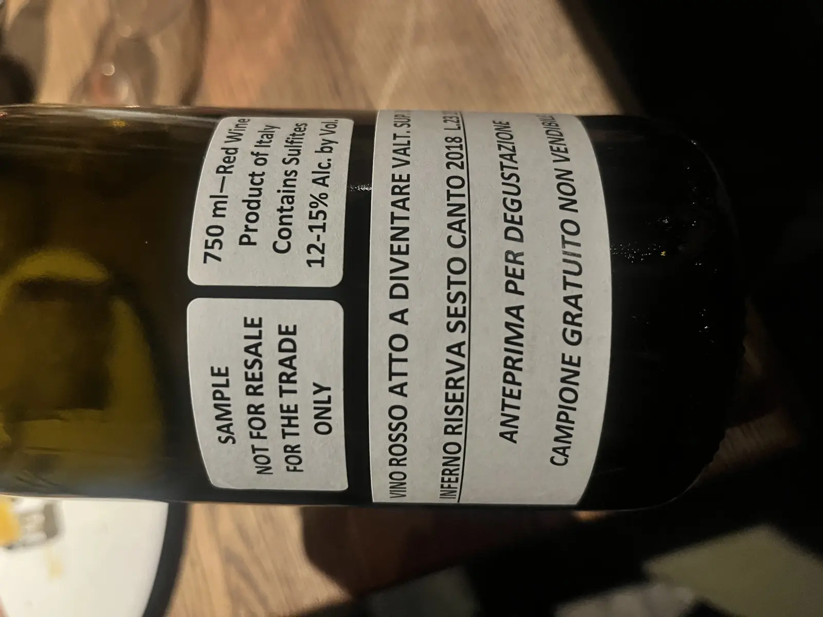 Arpepe Inferno Riserva Sesto Canto 2018