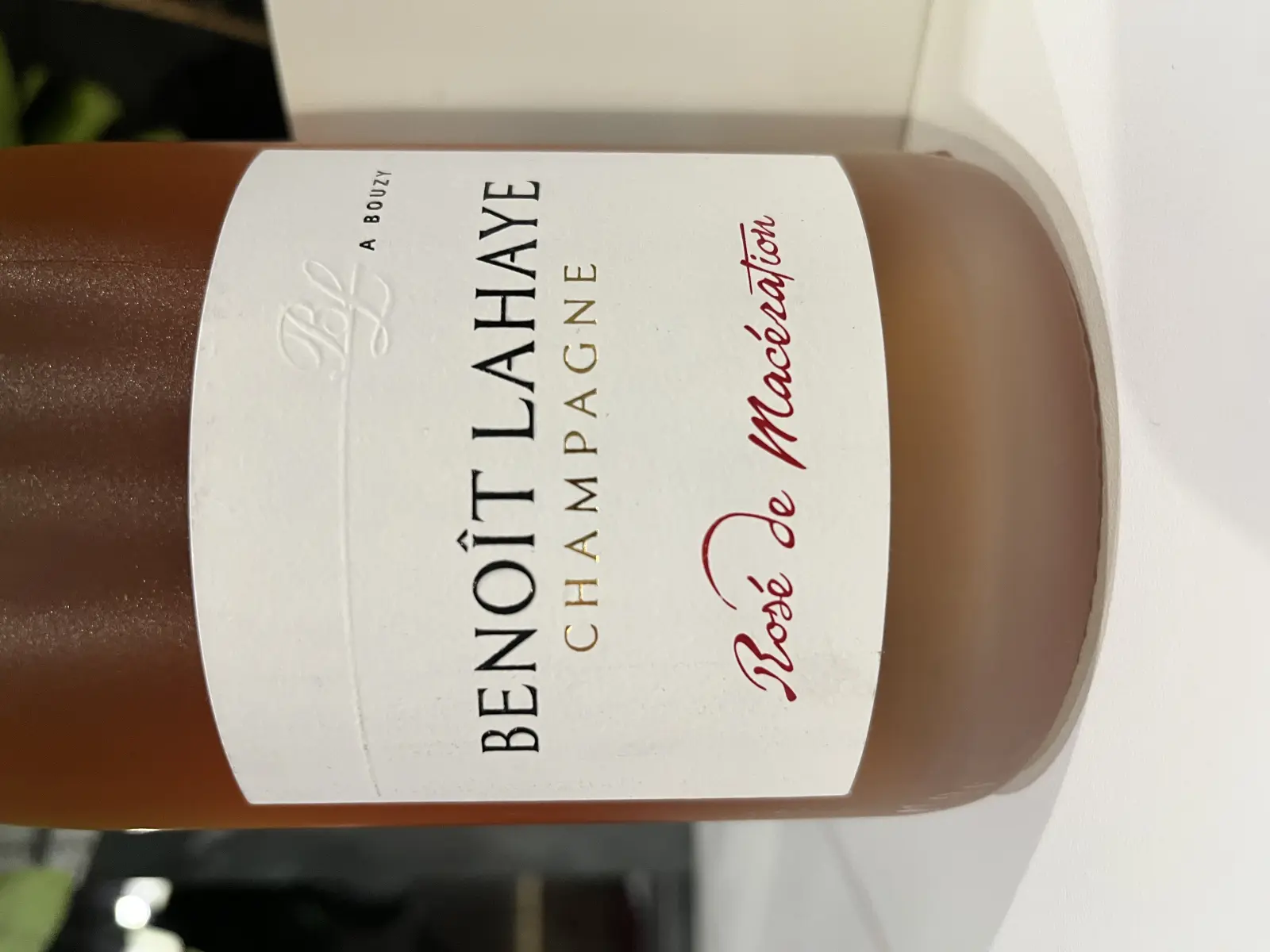 Benoît Lahaye Rosé de Macération a Bouzy (d2023) NV