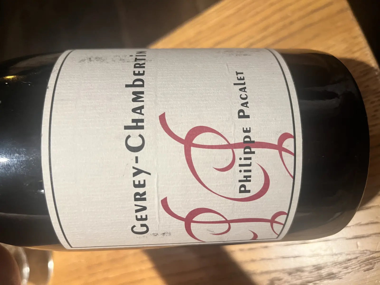Philippe Pacalet Gevrey-Chambertin 2013