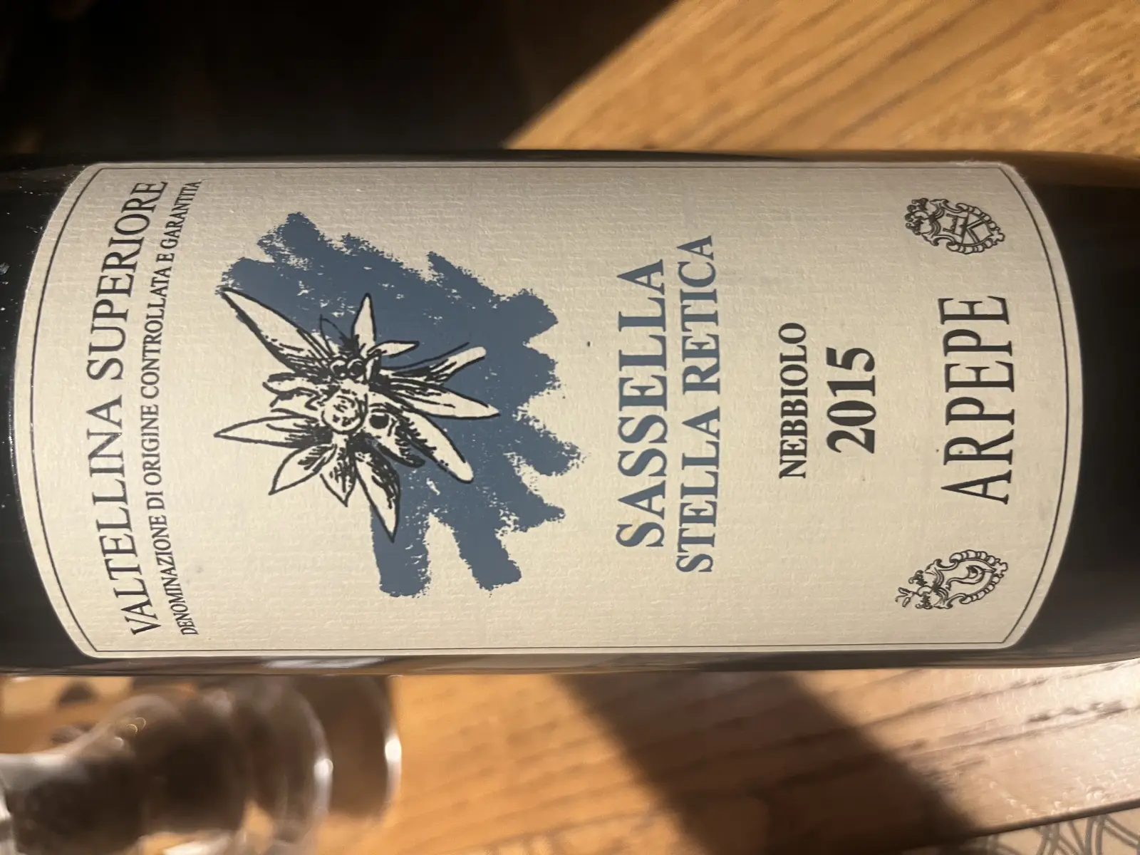 Arpepe Sassella Stella Retica 2015