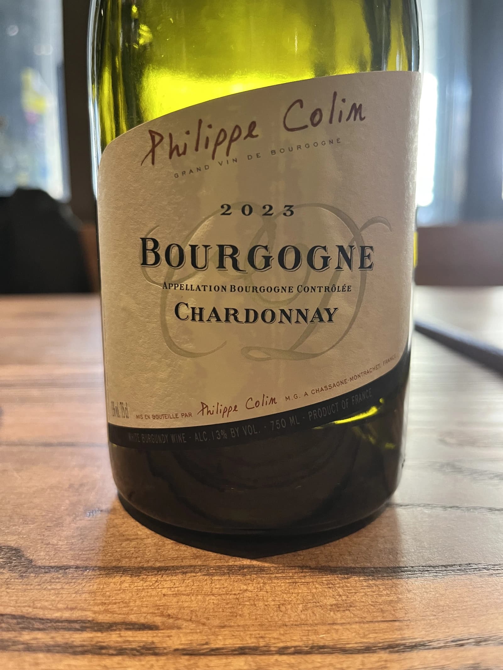 Philippe Colin Bourgogne Chardonnay 2023