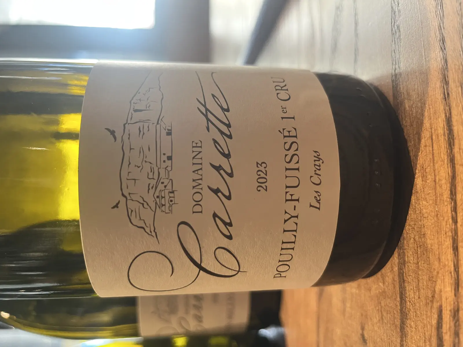 Domaine Carrette Pouilly-Fuissé 1er Cru Les Crays 2023