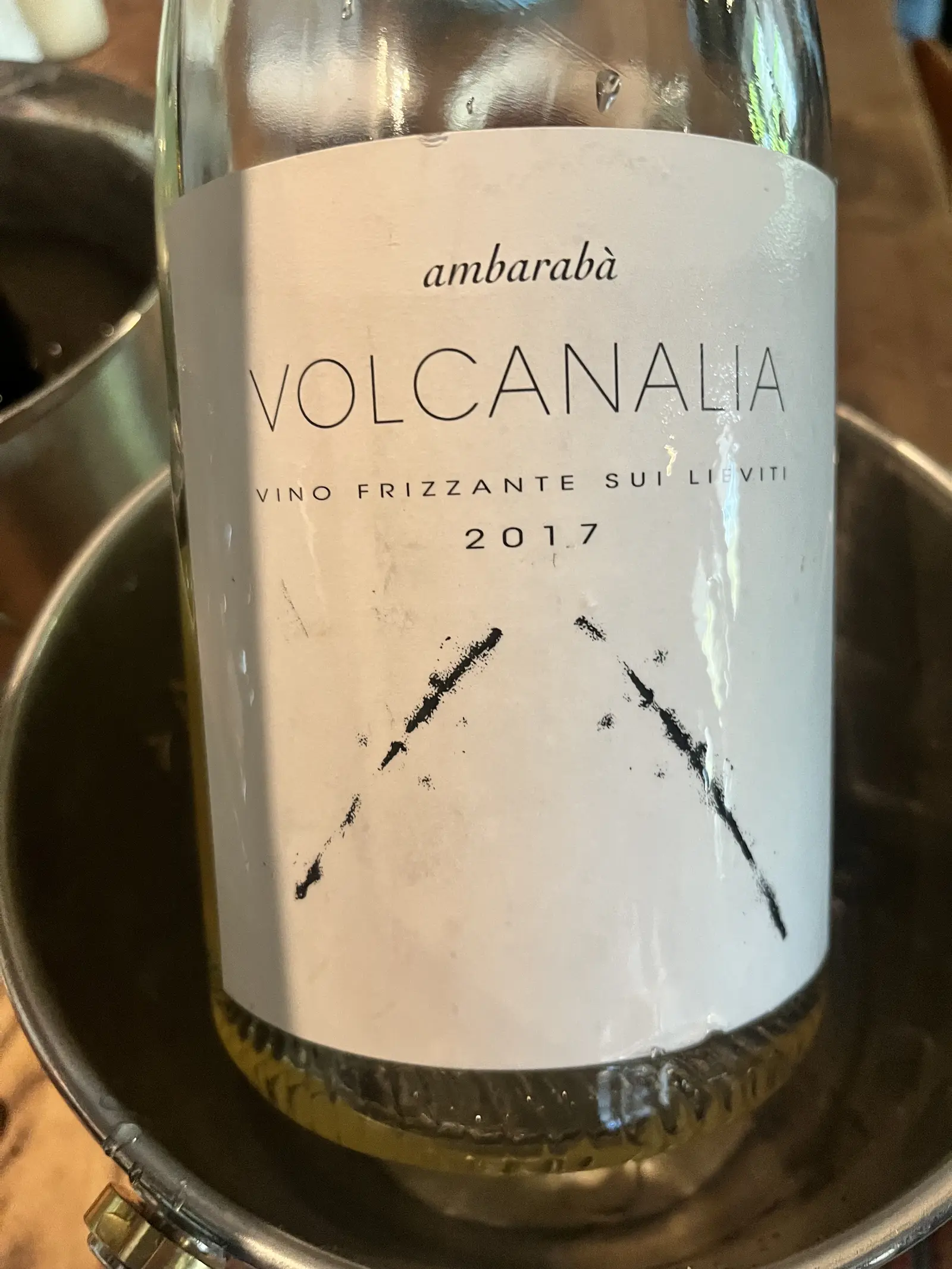 Volcanalia Ambarabà Frizzante sui Lieviti 2017