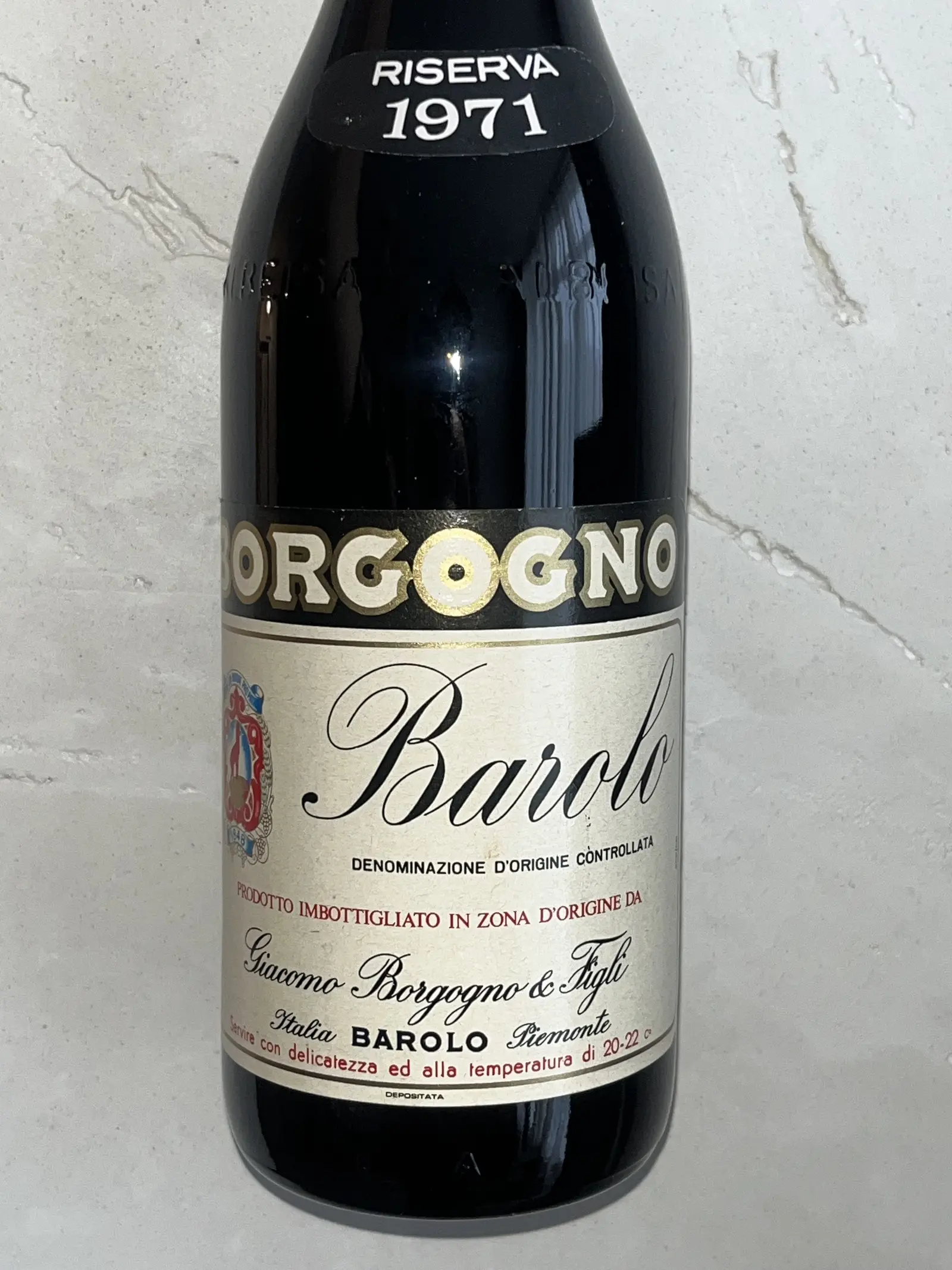 Giacomo Borgogno Barolo Riserva 1971