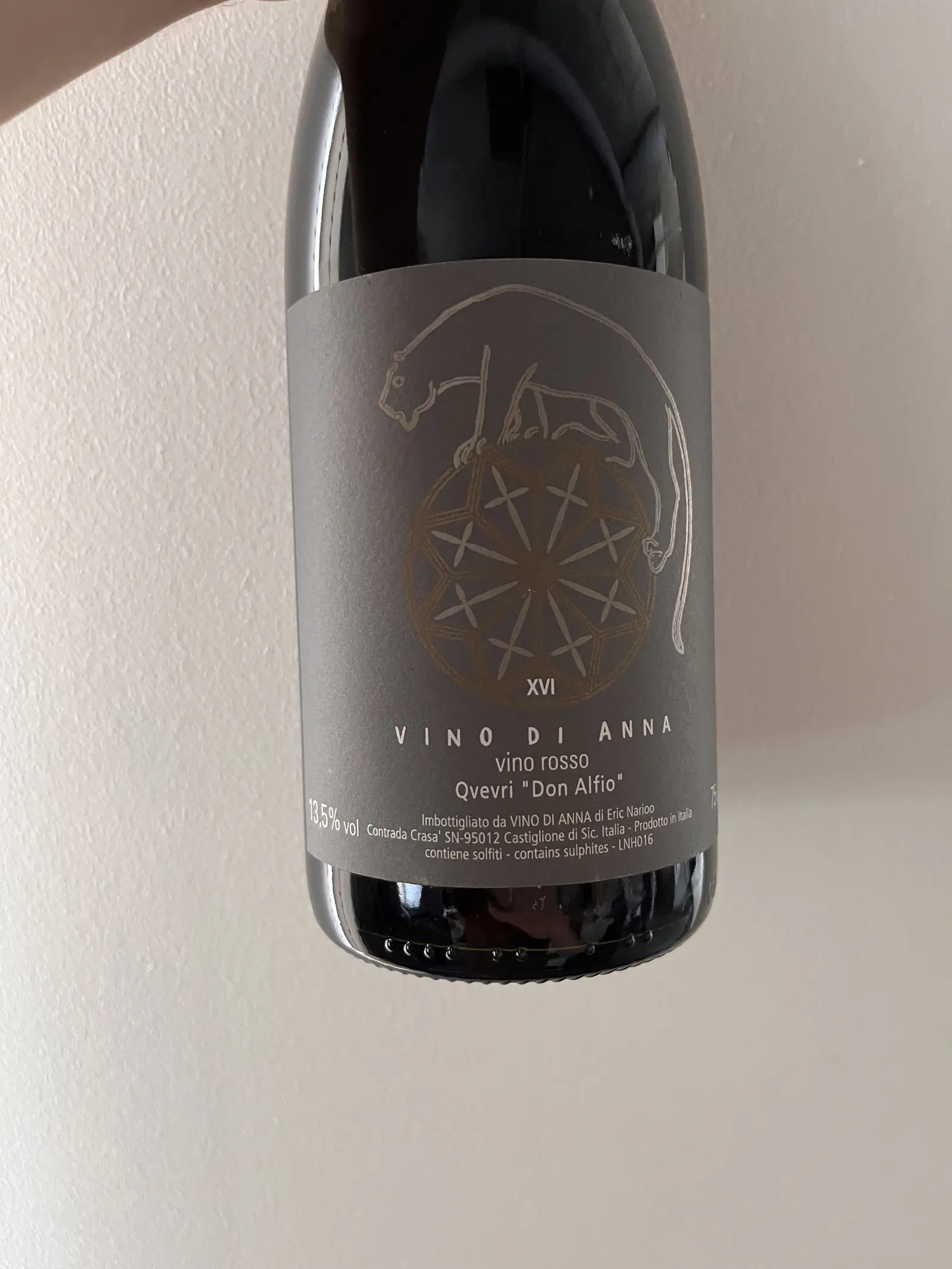 Vino di Anna Qvevri 'Don Alfio' 2016