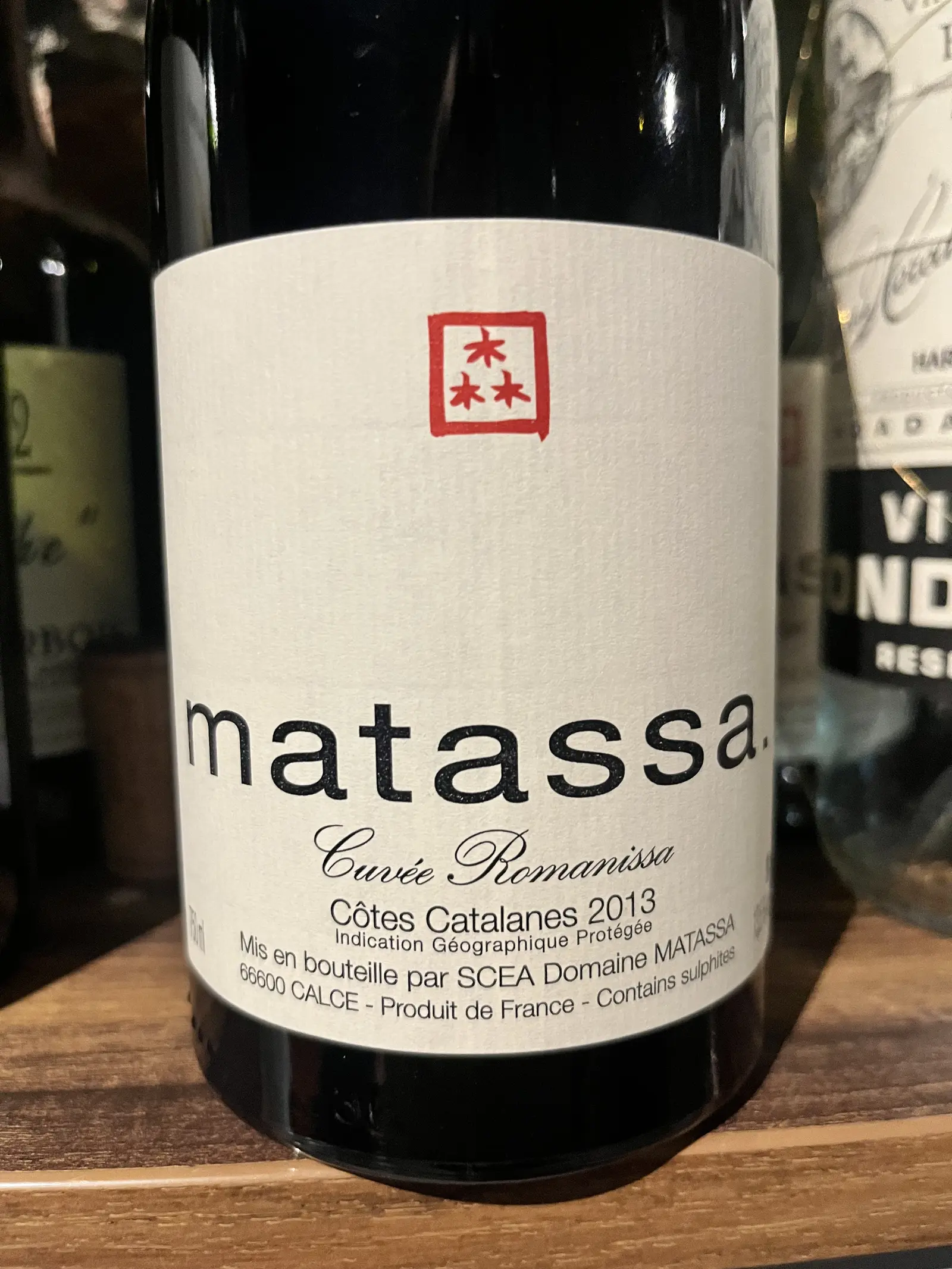Matassa Cuvée Romanissa 2013