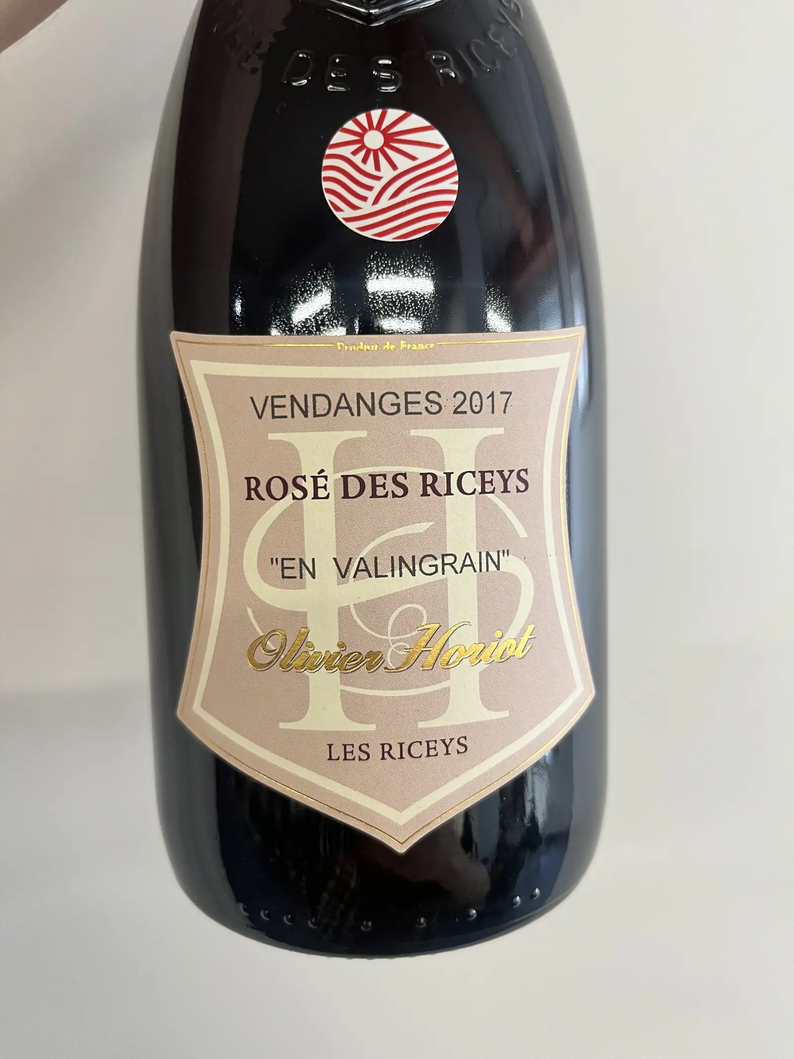 Olivier Horiot Rosé des Riceys en Valingrain 2017
