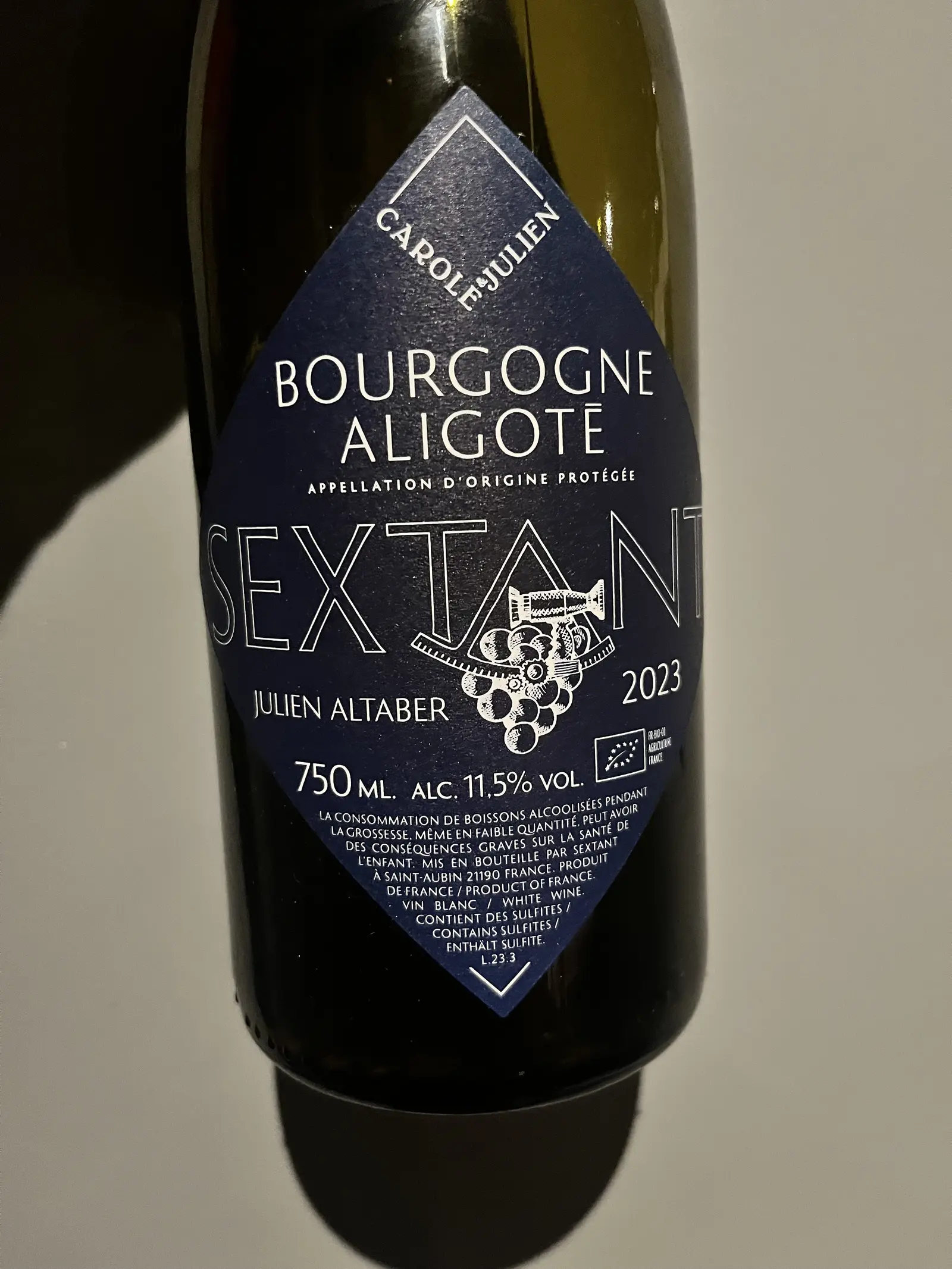 Sextant Bourgogne Aligoté 2023