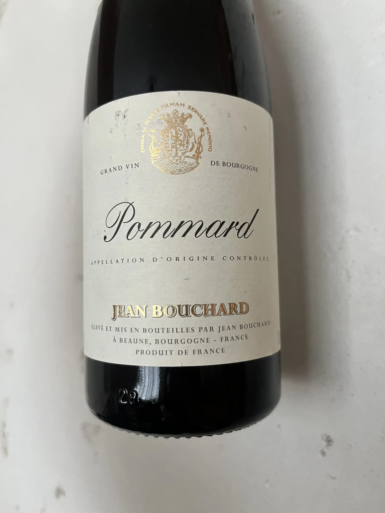 Jean Bouchard Pommard Demie 2017