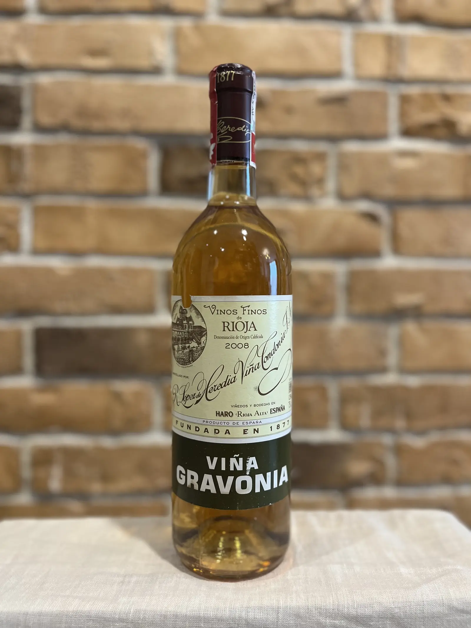 R. López de Heredia Viña Gravonia Blanco Crianza 2008