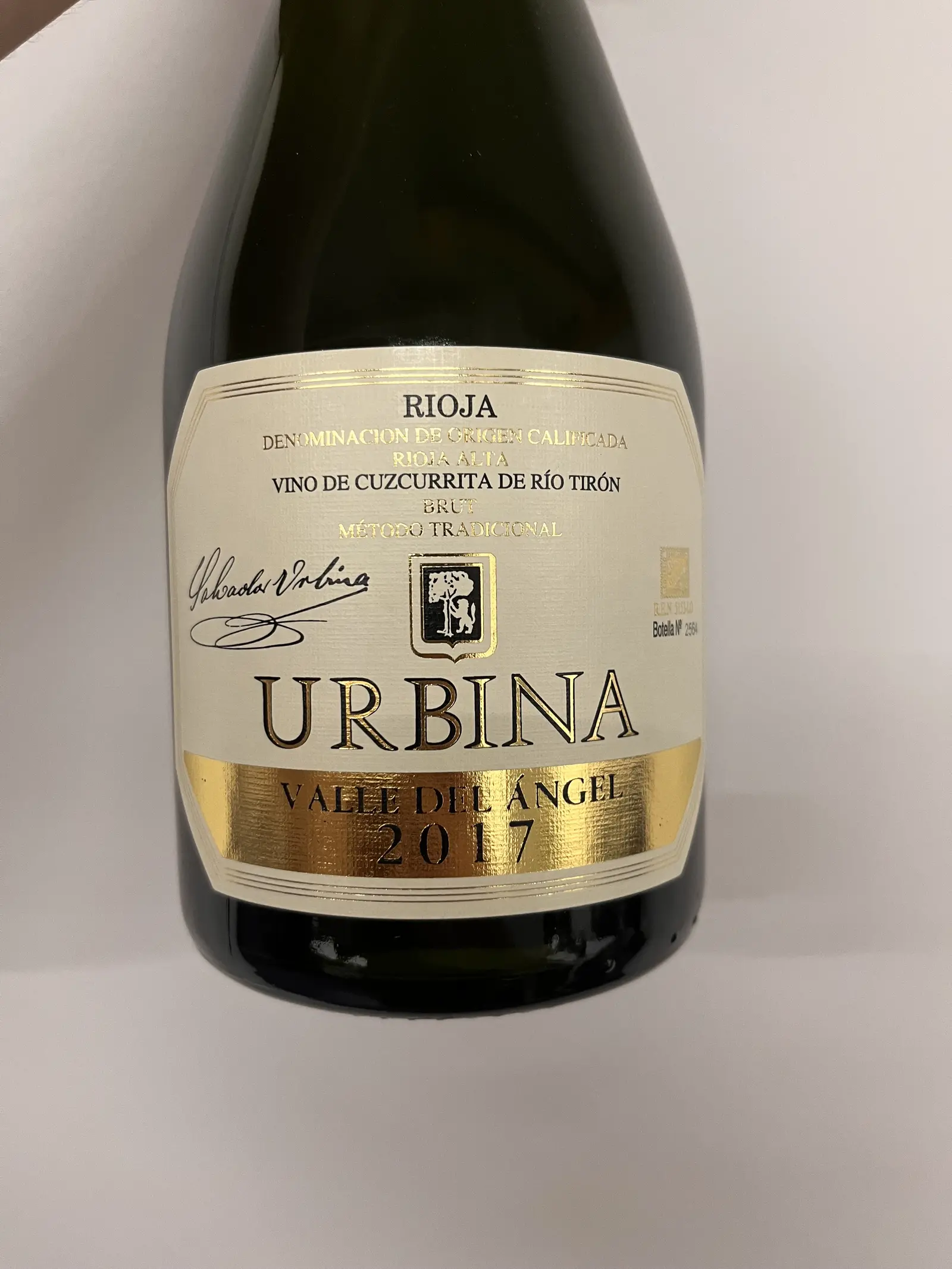Bodegas Urbina Valle del Ángel Método Tradicional Brut 2017