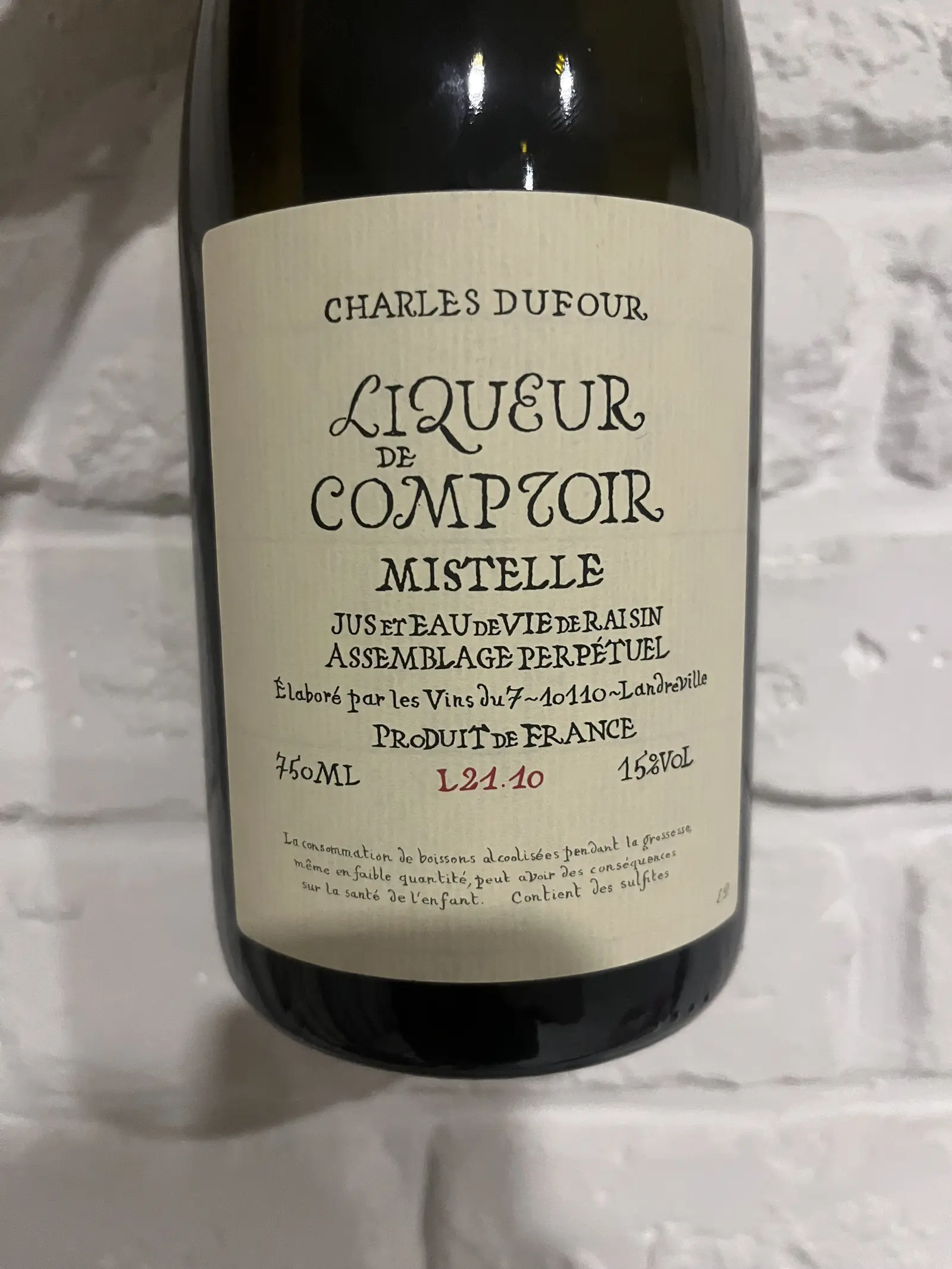 Charles Dufour Liqueur De Comptoir Mistelle NV