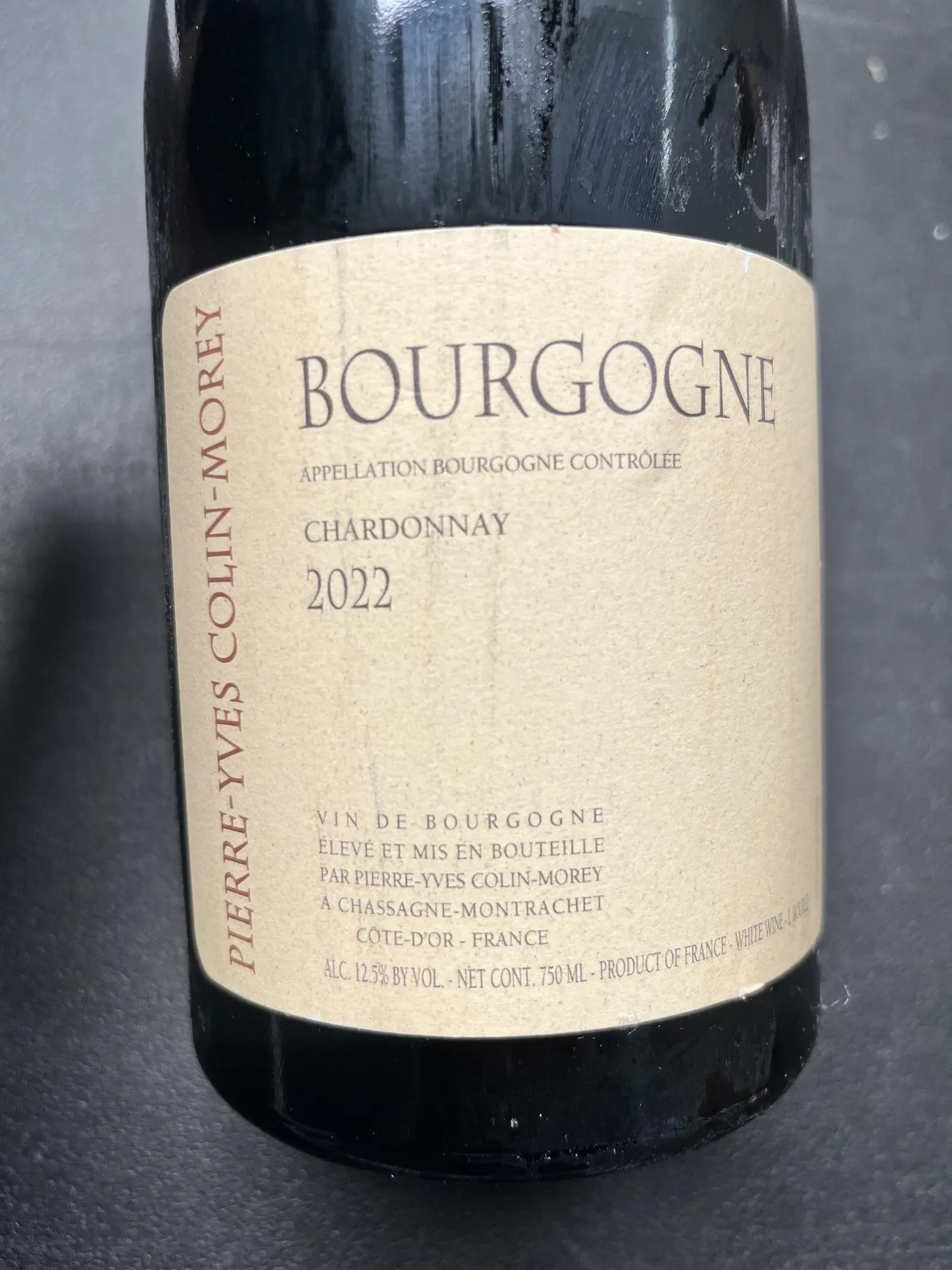 Pierre-Yves Colin-Morey Bourgogne Chardonnay 2022