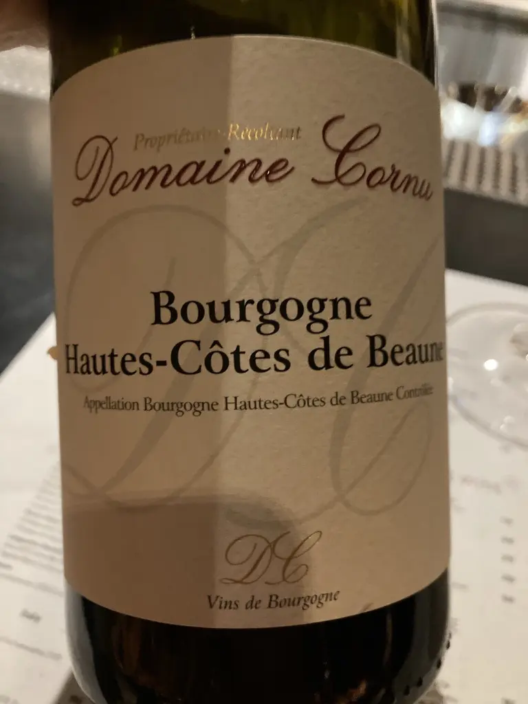 Domaine Cornu Bourgogne Hautes-Côtes de Beaune 2018