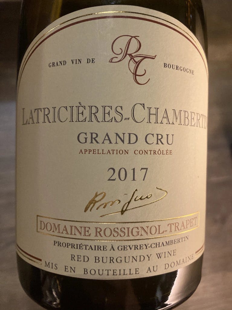 Domaine Rossignol-Trapet Latricières-Chambertin 2017