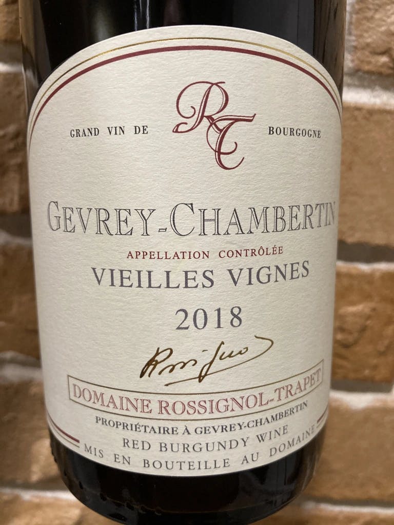 Domaine Rossignol-Trapet Gevrey-Chambertin Vieilles Vignes 2018