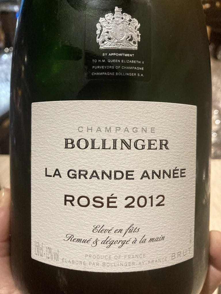 Bollinger La Grande Année Rosé 2012