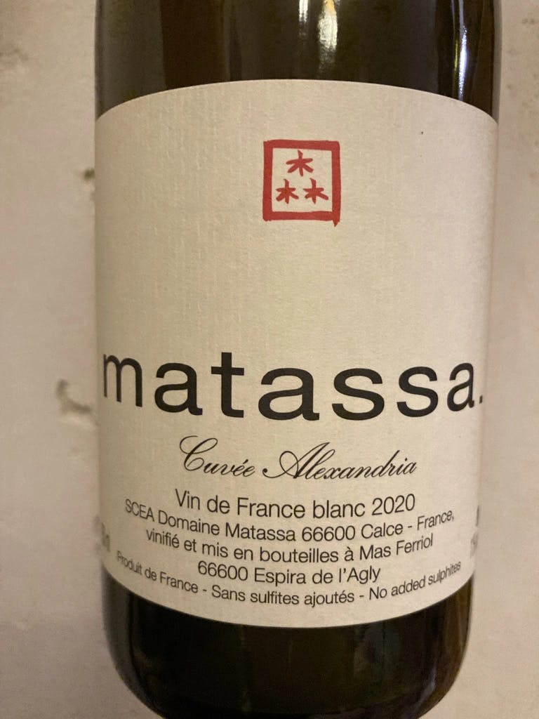 Matassa Cuvée Alexandria 2020