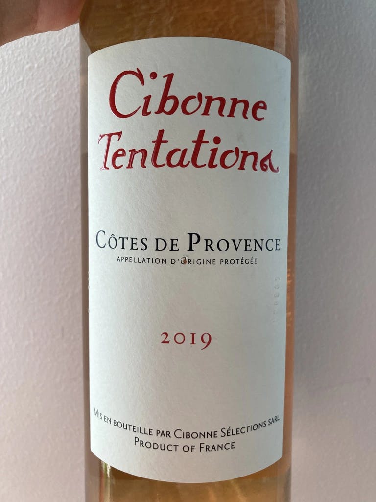Clos Cibonne Tentations Rosé 2019