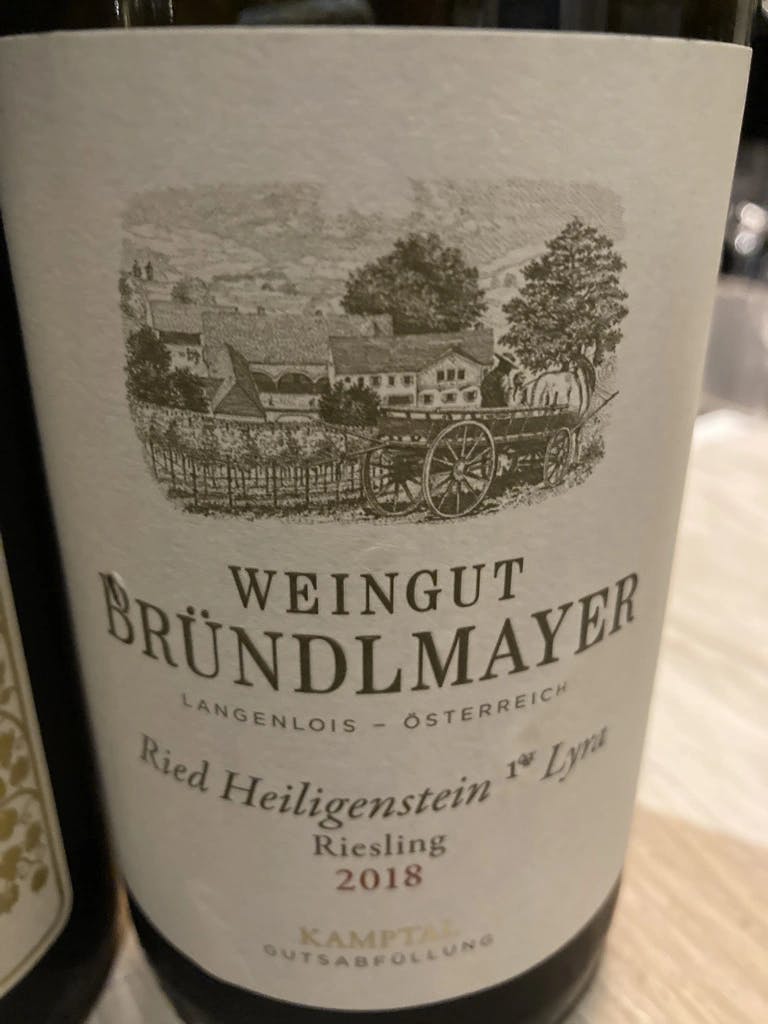 Weingut Bründlmayer Riesling Heiligenstein Lyra 2018