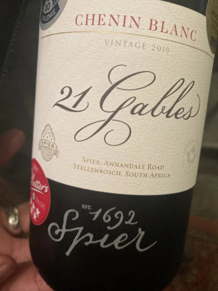 Spier Wines Chenin Blanc 21 Gables 2019