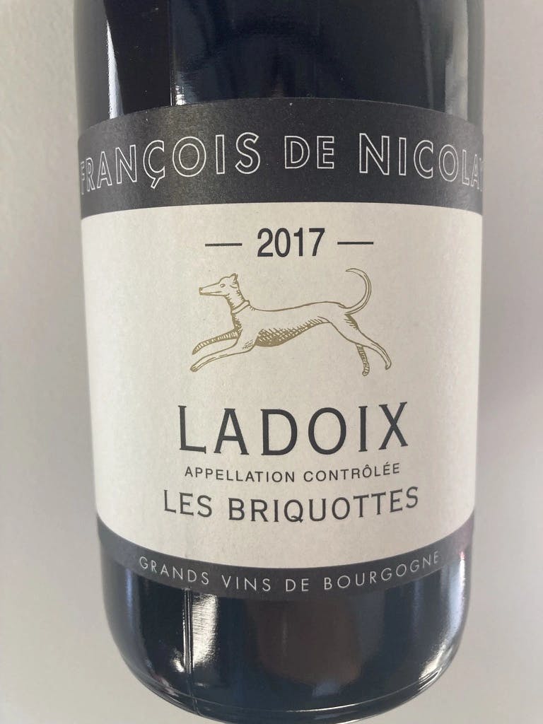François de Nicolay Ladoix Les Briquottes 2017