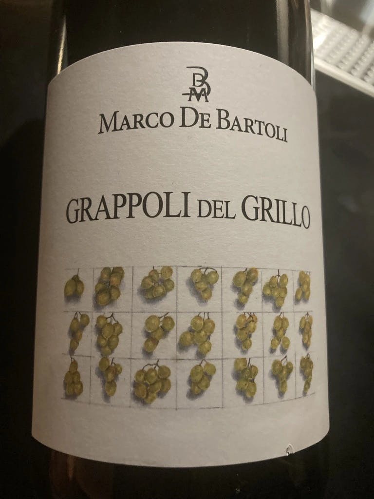 Marco De Bartoli Grappoli del Grillo 2019