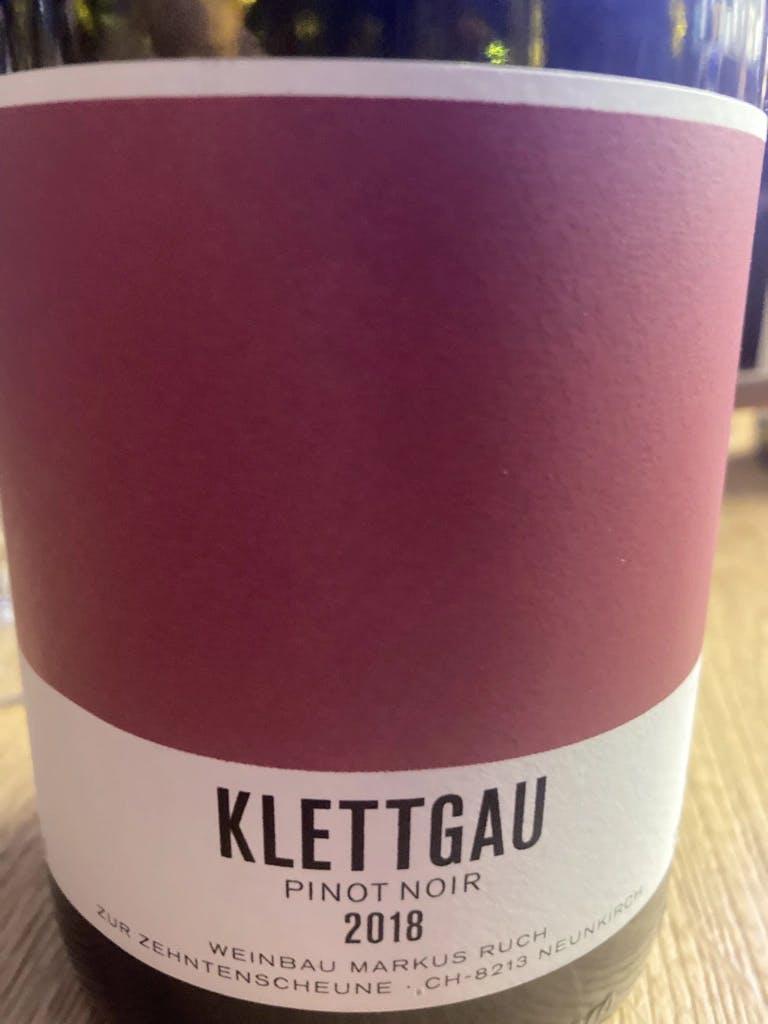 Weinbau Markus Ruch Klettgau Pinot Noir 2018